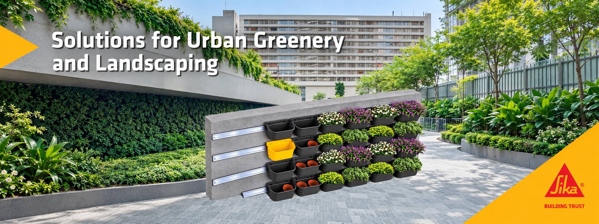 Sika solutions for urban greenery and landscaping